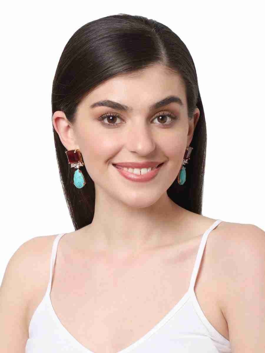 RISHIKA TURQUOISE DROP EARRING