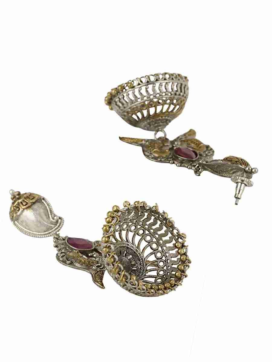 RIDHYA SILVER PLATED EARRINGS - Image 5