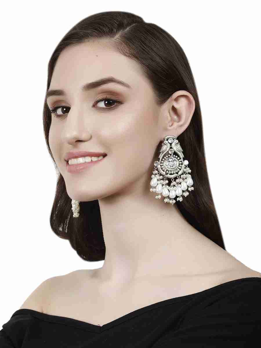 SHRIYA SILVER PLATED EARRINGS