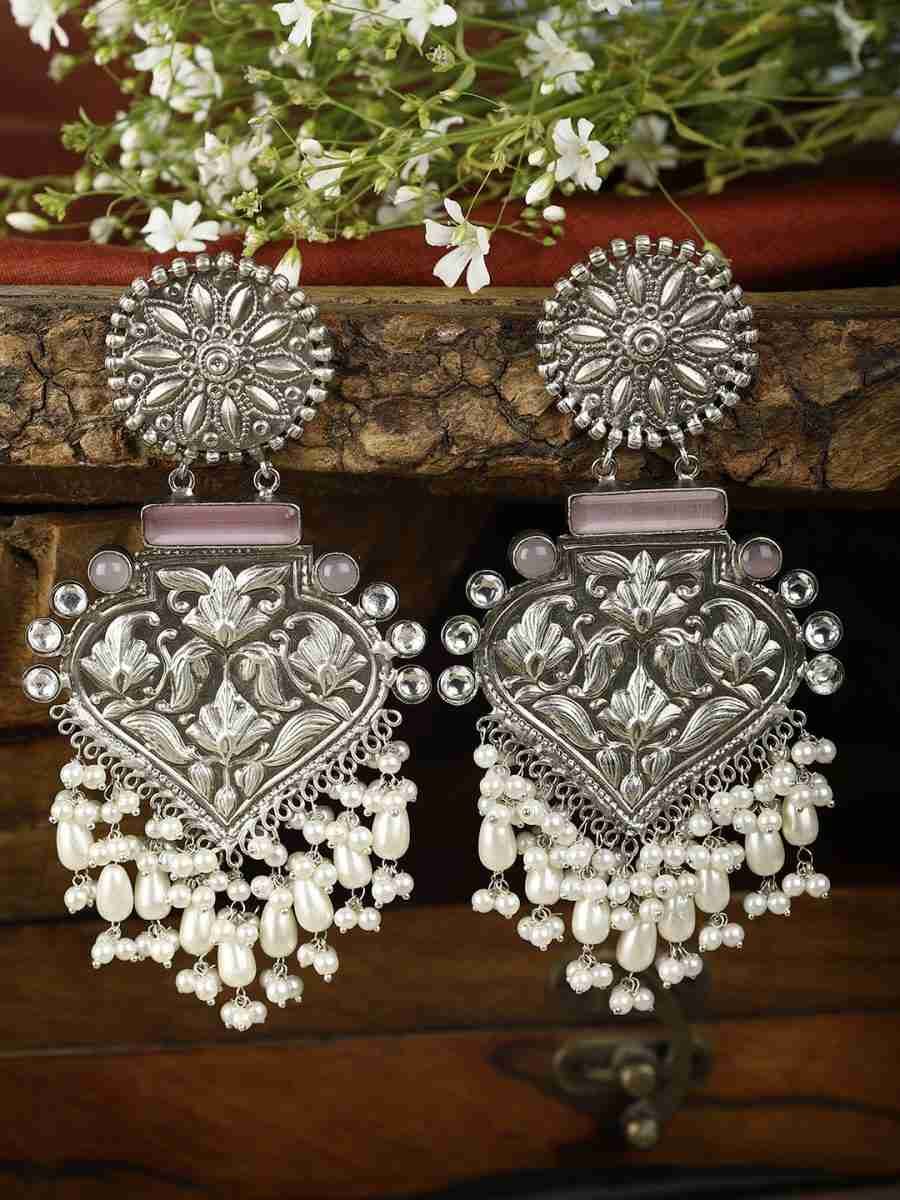 HASMITA SILVER PLATED EARRINGS - Image 2