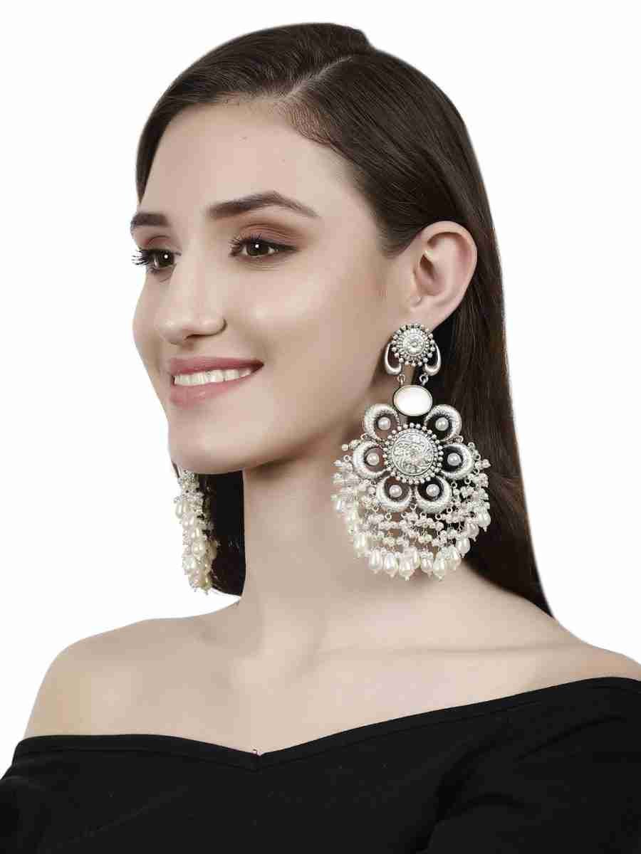 ISHITA SILVER PLATED EARRINGS