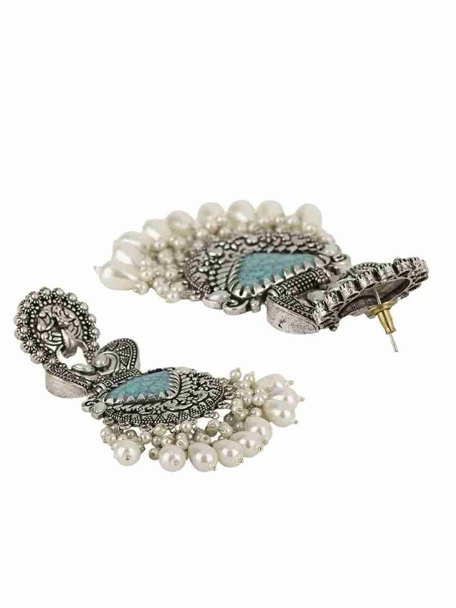 TARINI  SILVER PLATED EARRINGS - Image 5