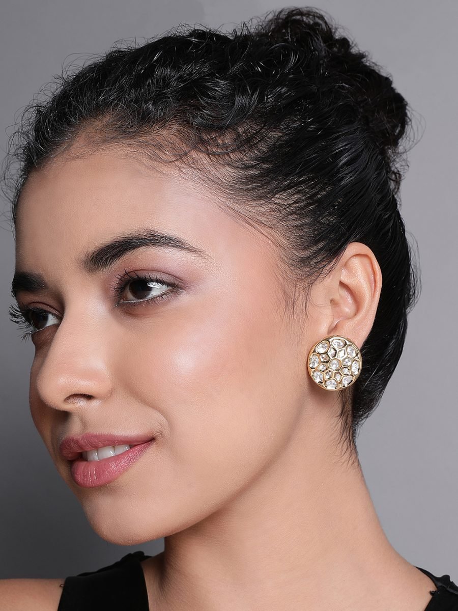 LE RONIT KUNDAN STUDS