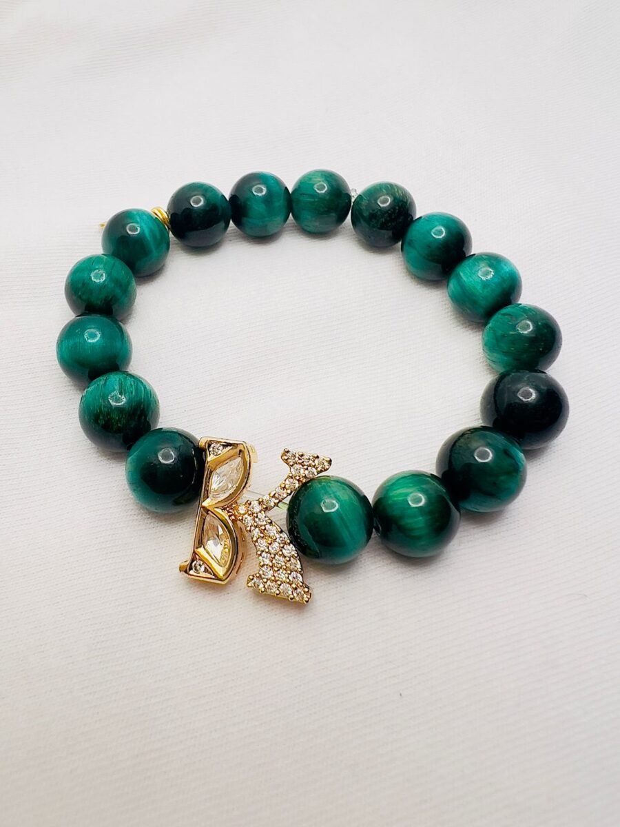 LE ACYUTA GREEN  PEARL & KUNDAN BRACELET